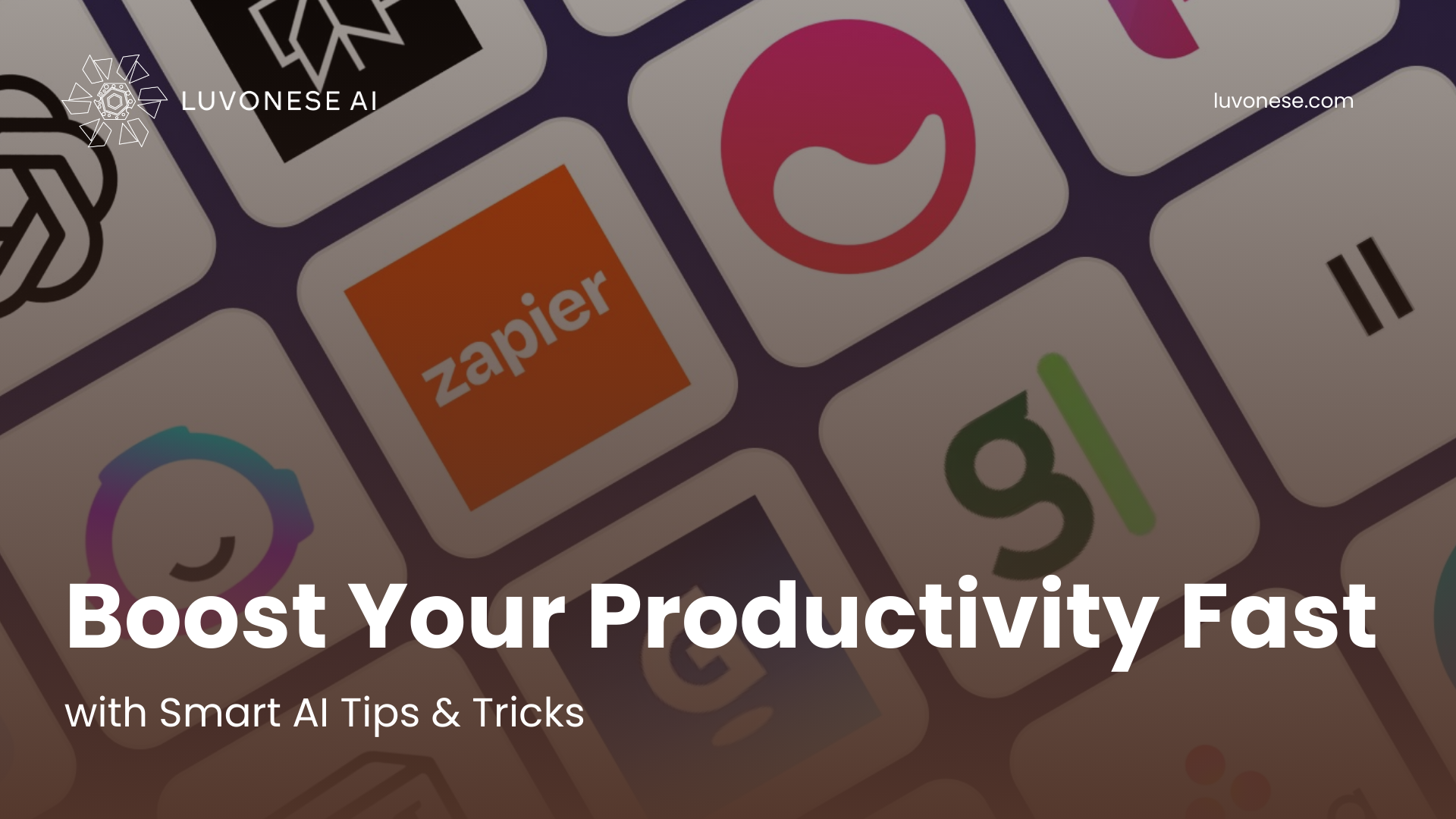 Boost Your Productivity Fast with Smart AI Tips and Tricks - Luvonese AI