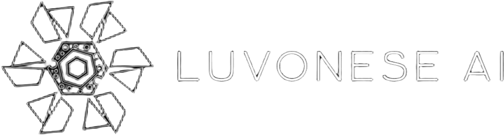 Luvonese AI - White Logo - Transparent Background